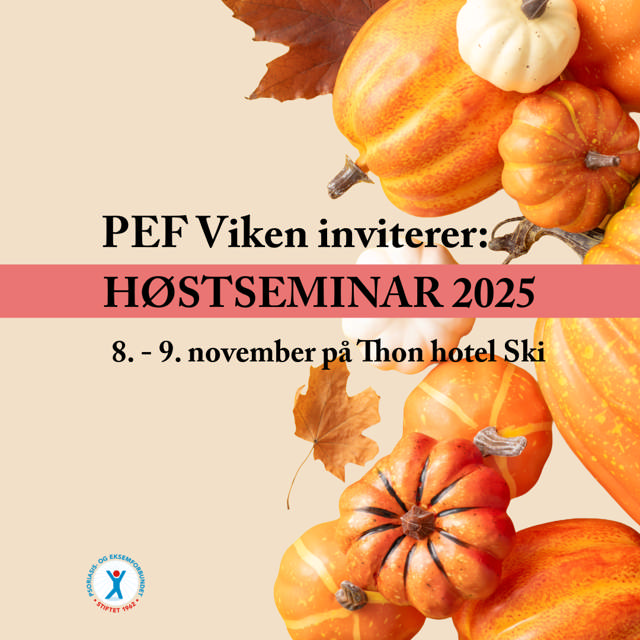 Høstseminar med PEF Viken  