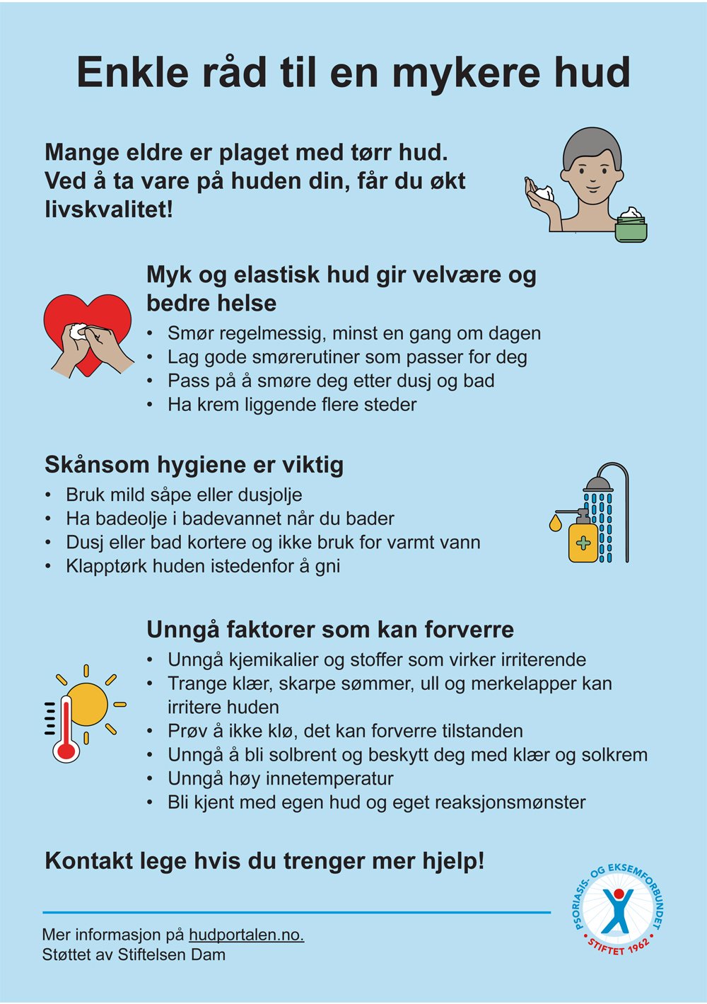 Enkle råd tul en mykere hud